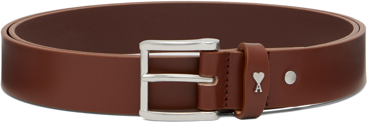 AMI Paris Brown Paris Paris 30mm Belt