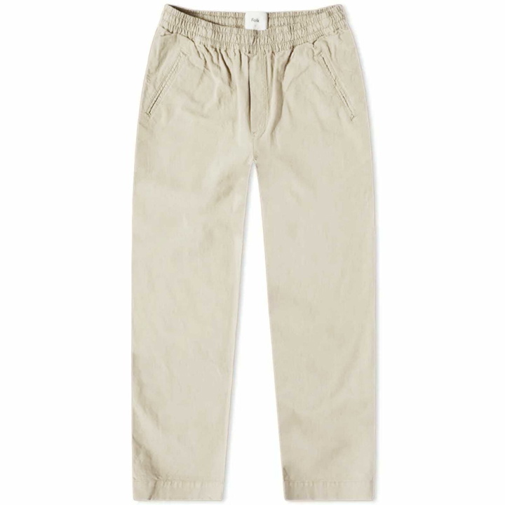 Photo: Folk Men's Drawcord Assembly Pant in Stone