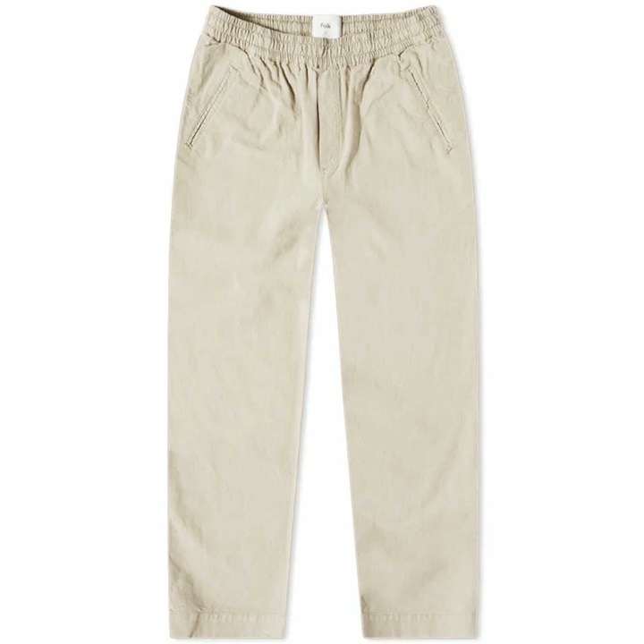 Photo: Folk Men's Drawcord Assembly Pant in Stone