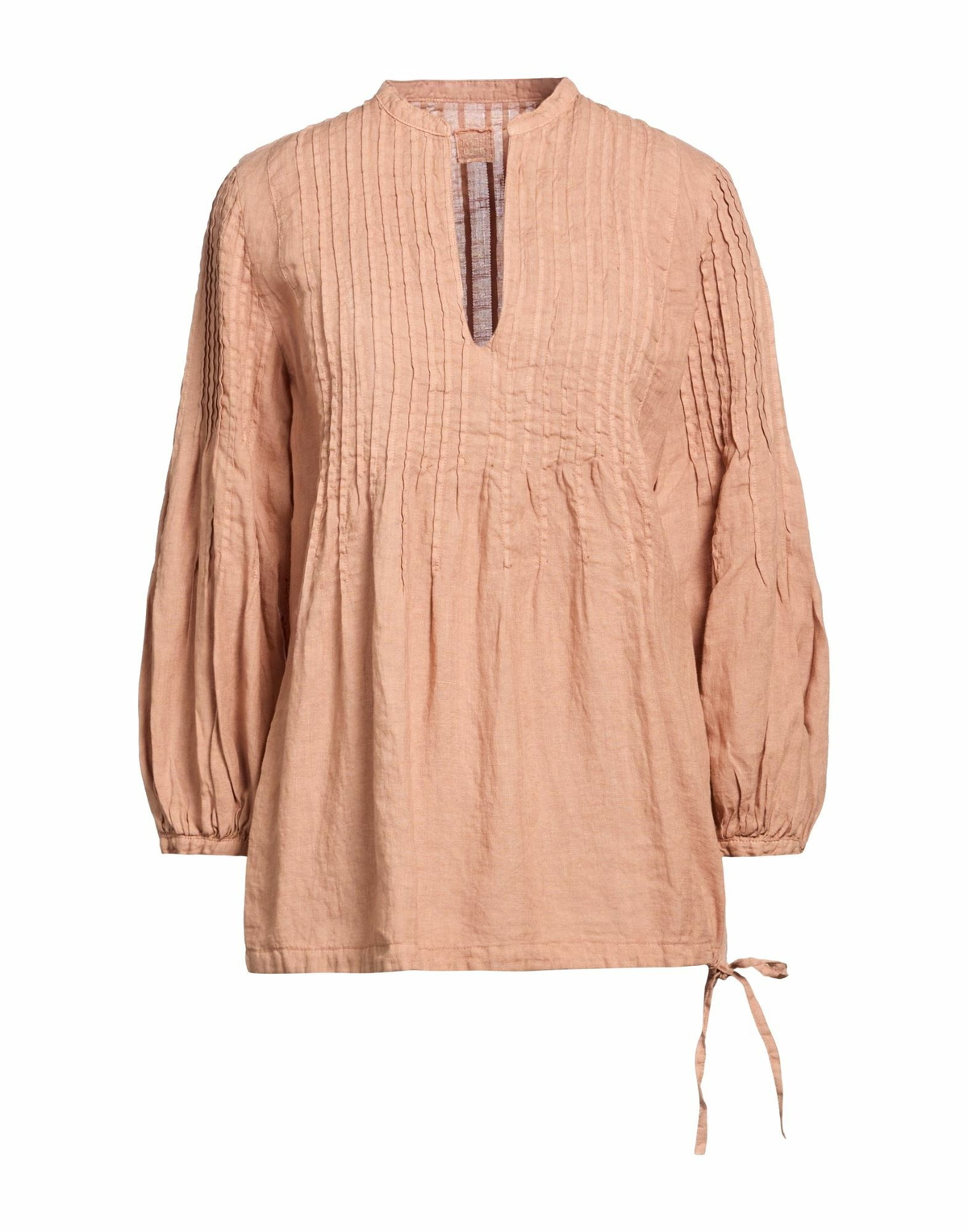 120% Lino Womens Top Camel