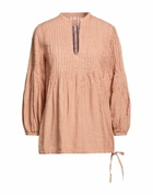 120% Lino Womens Top Camel
