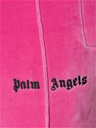 PALM ANGELS Velvet Cotton Blend Track Pants