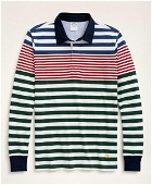 Brooks Brothers Men's Cotton Engineer Stripe Rugby