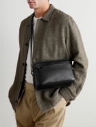 Serapian - Mosaico Textured and Cachemire Full-Grain Leather Messenger Bag