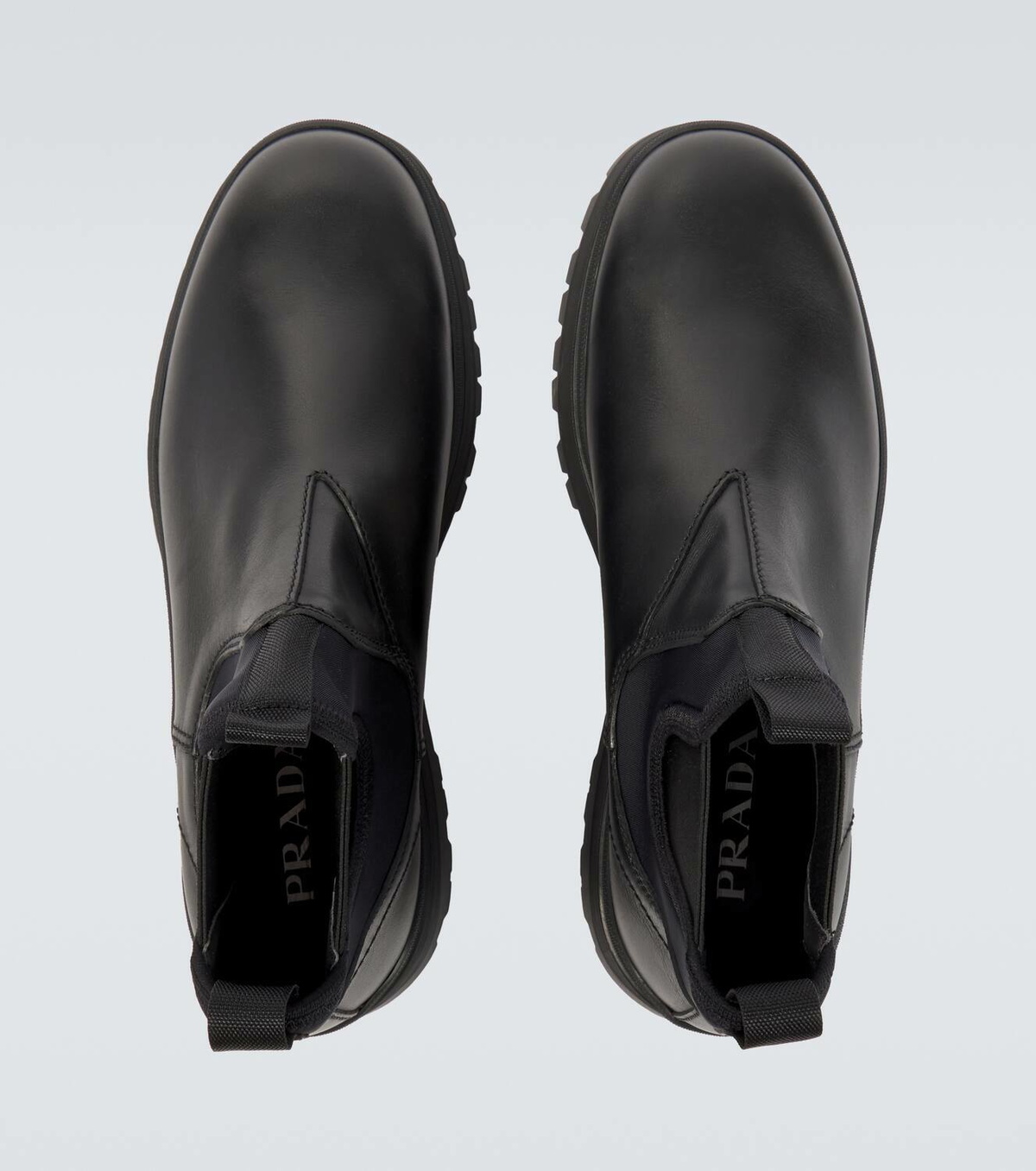 Prada Leather Chelsea boots