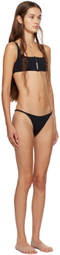 Off-White Black Zip Bikini