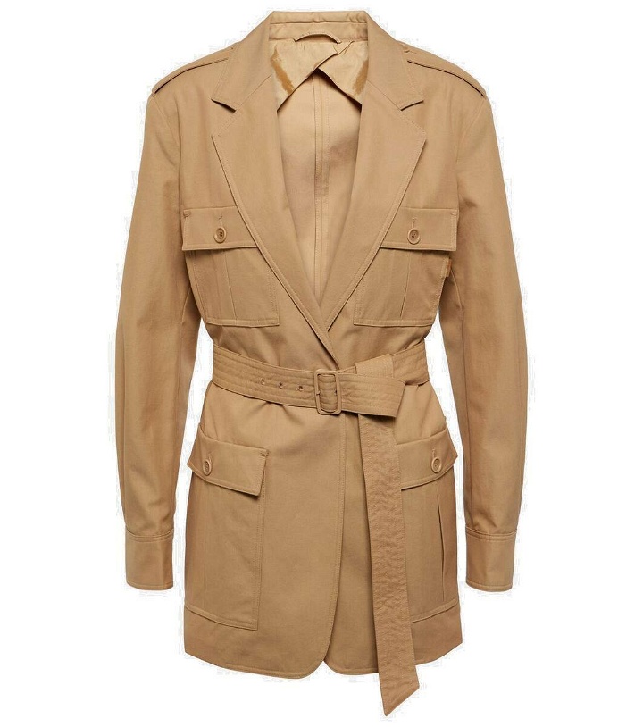 Photo: Max Mara Pacos belted cotton canvas jacket