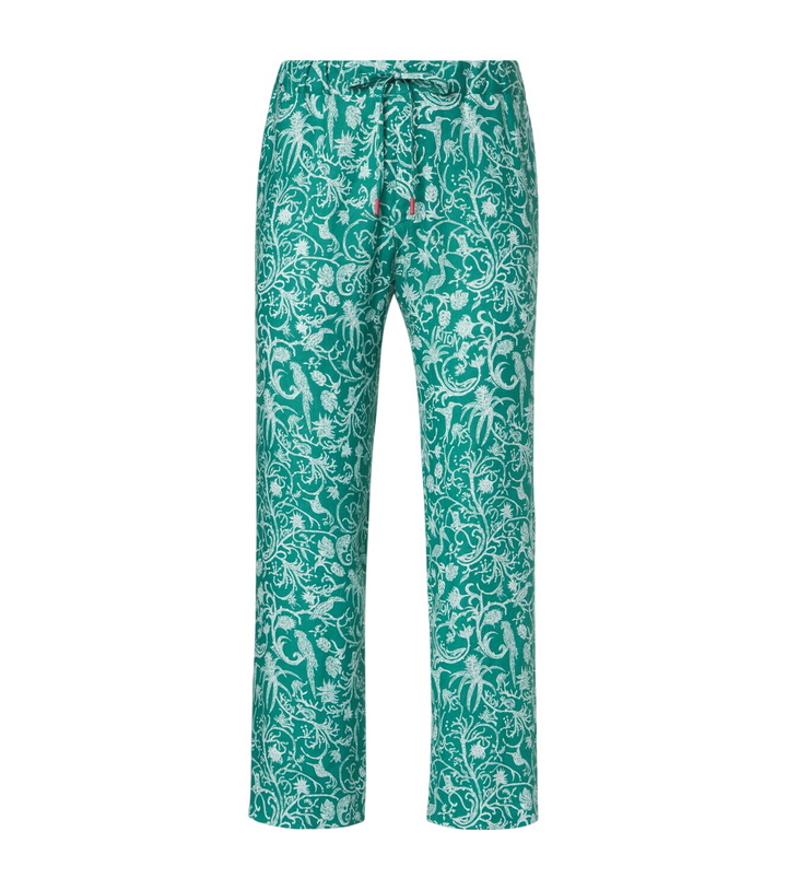 Photo: Kiton Printed linen pants