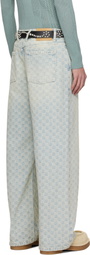 MISBHV Blue Monogram Jeans