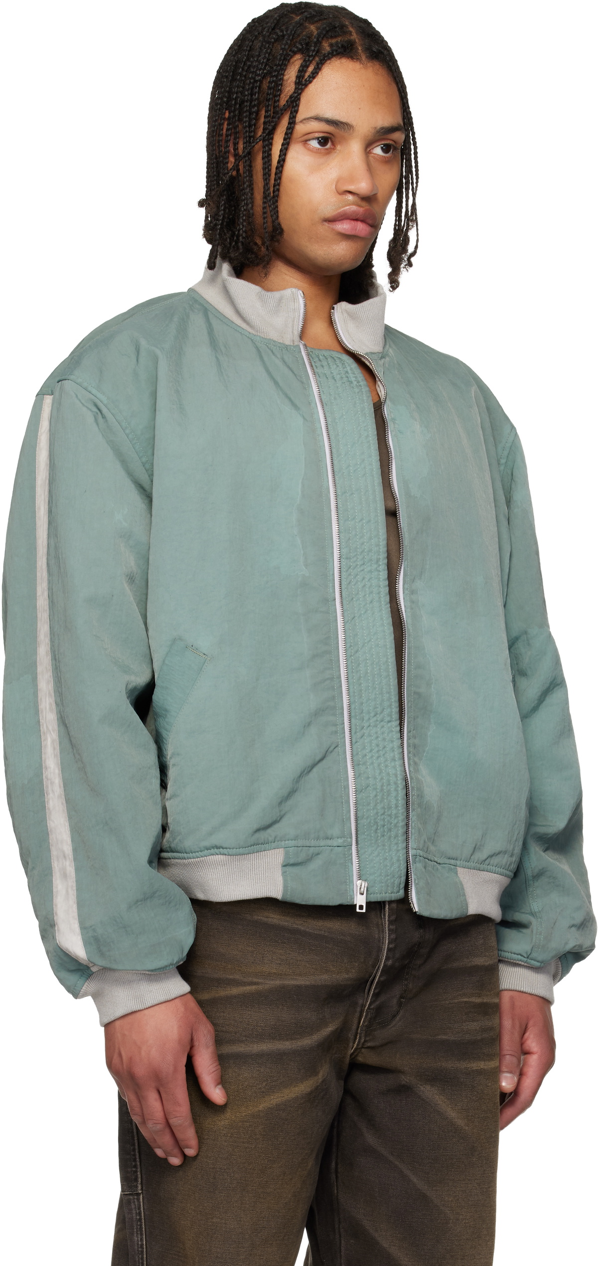 ALEXANDER DIGENOVA Blue RL-Bomber Jacket Alexander Digenova