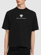 VERSACE Compact Cotton Jersey T-shirt