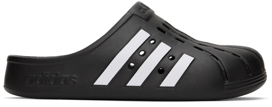 adidas Originals Black Adilette Clogs