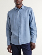 Onia - Linen and Lyocell-Blend Shirt - Blue