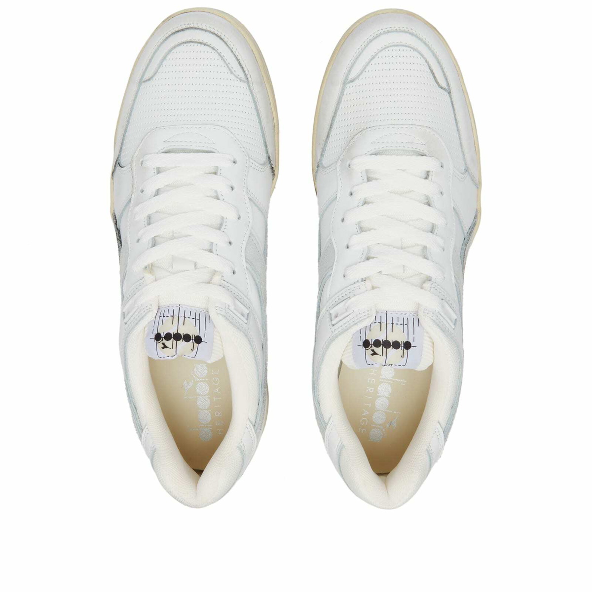 Diadora Men's B.560  Sneakers in White