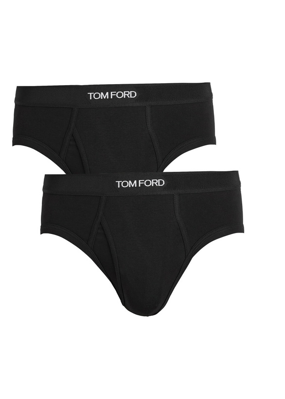 Photo: Tom Ford Stretch-cotton Briefs set of two Black