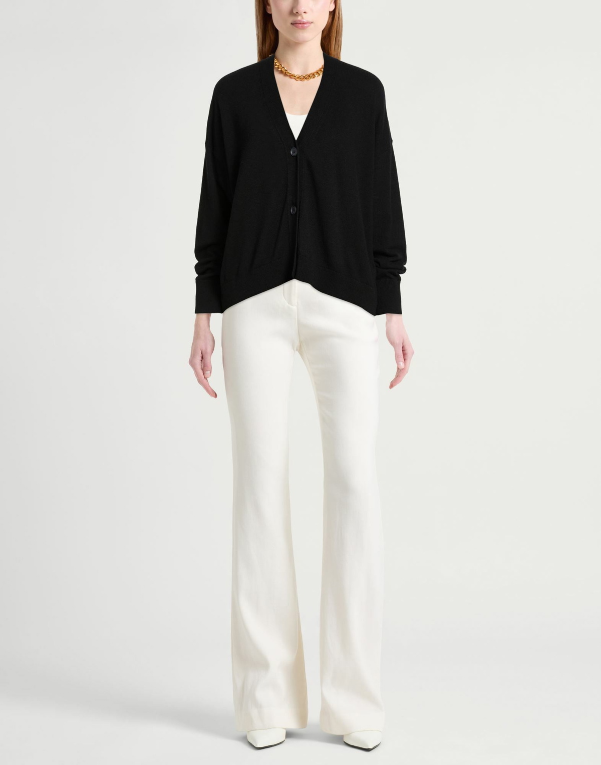 Manila Grace Womens Cardigan in Black