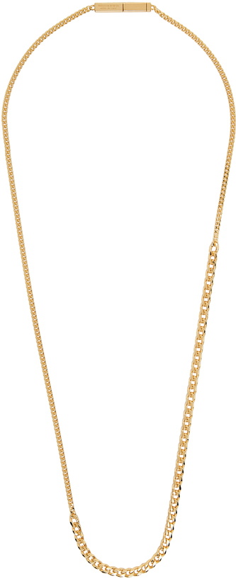 Photo: Bottega Veneta Gold Multi Chain Necklace