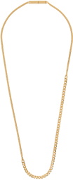 Bottega Veneta Gold Multi Chain Necklace