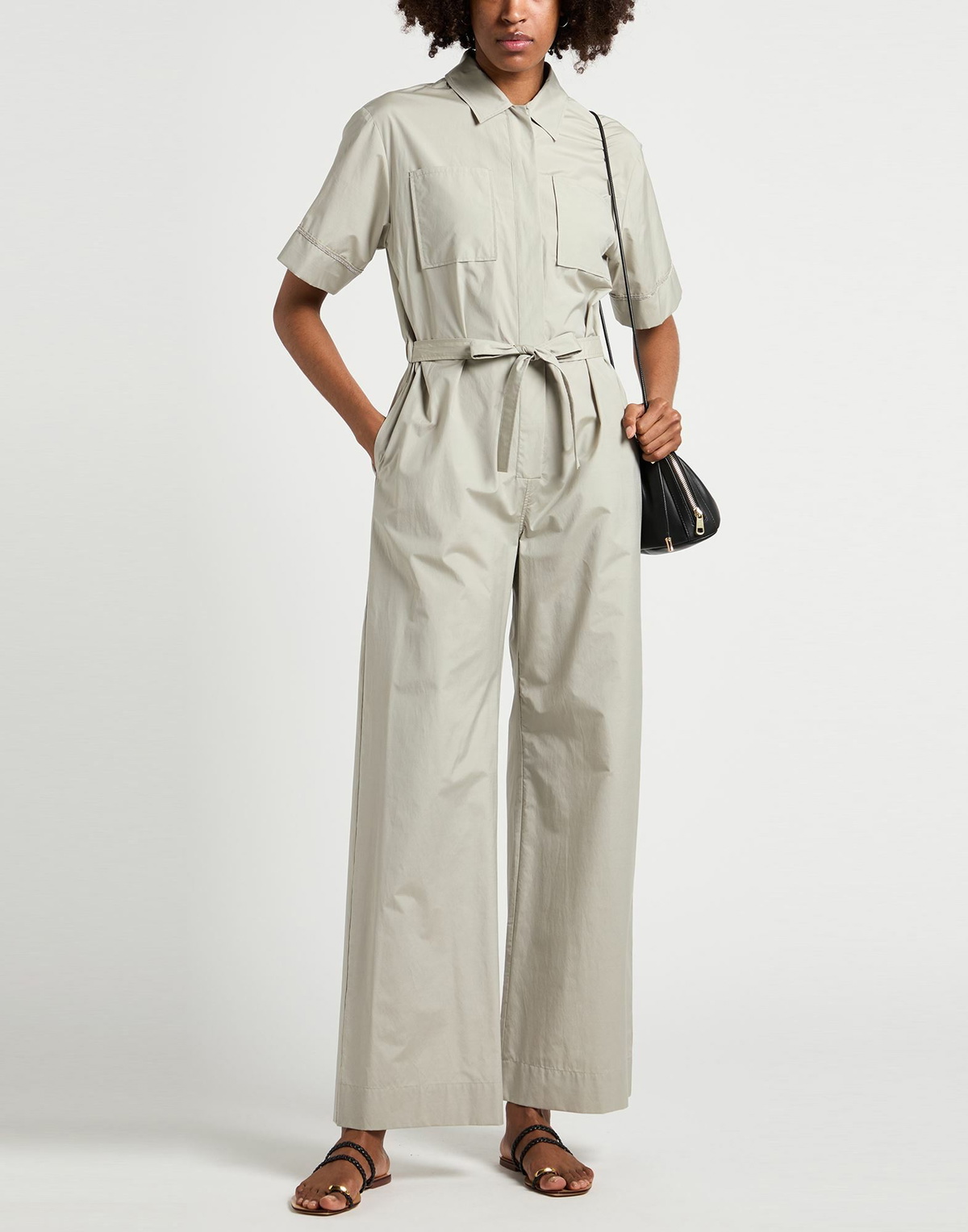 Peserico Womens Jumpsuit in Sage green