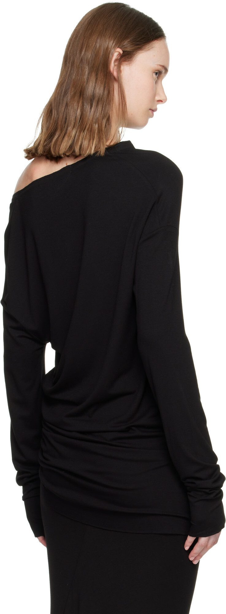 AARON ESH Black Off The Shoulder Top