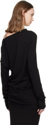 AARON ESH Black Off The Shoulder Top