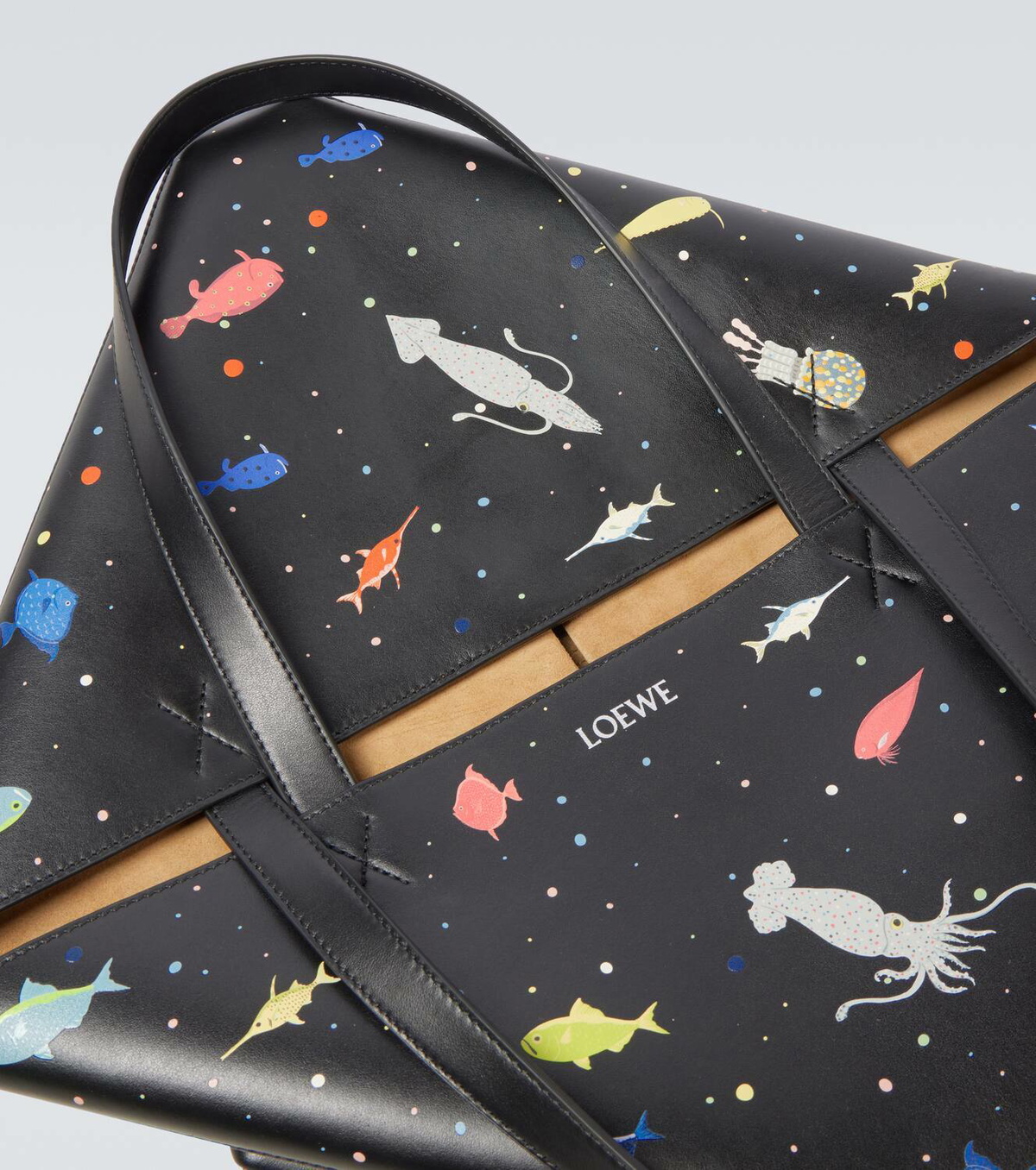 Loewe x Suna Fujita Puzzle Fold Deep Sea XL tote bag Loewe