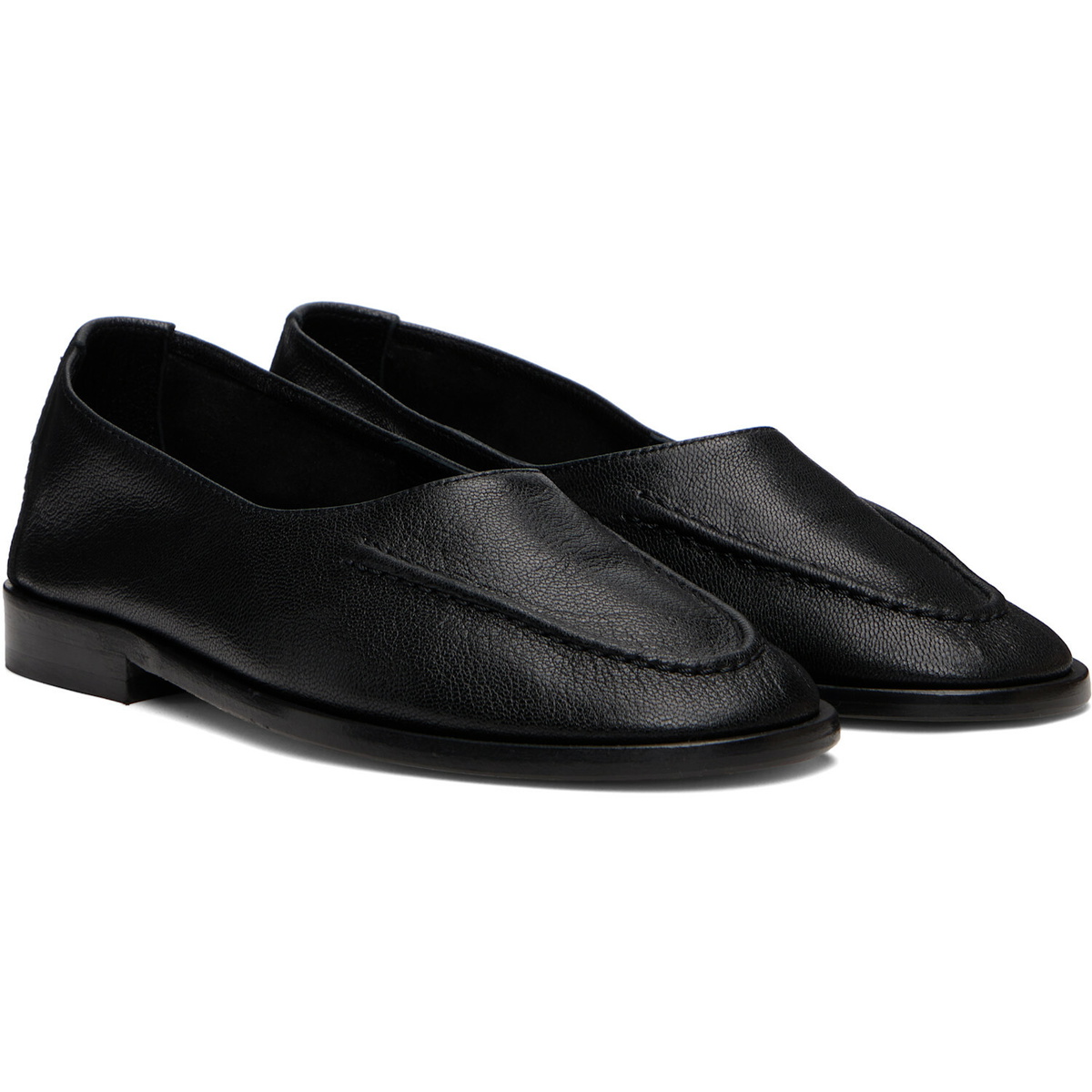 HEREU Black Juliol W Supple Shiny Loafers