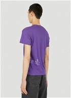 Venice Print T-Shirt in Purple