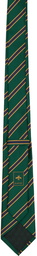 Gucci Green Striped Tie