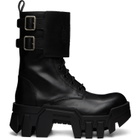 Balenciaga Black Bulldozer Combat Boots