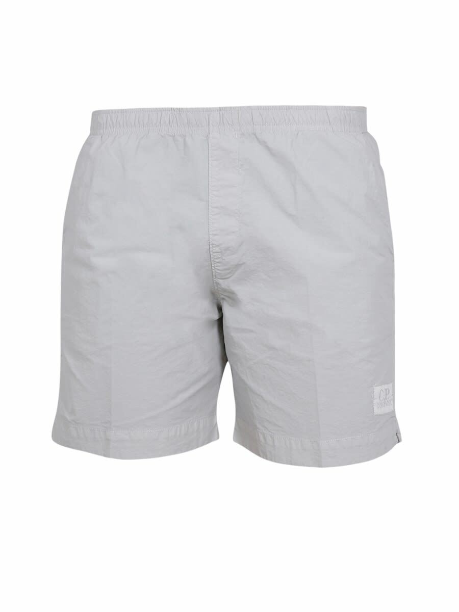 CP COMPANY｜SHORTS (Nylon Boxer Swim Shorts (16CMBW217A C.P. Company Flatt Nylon Beachwear Boxer Grey Swimwear C.P.