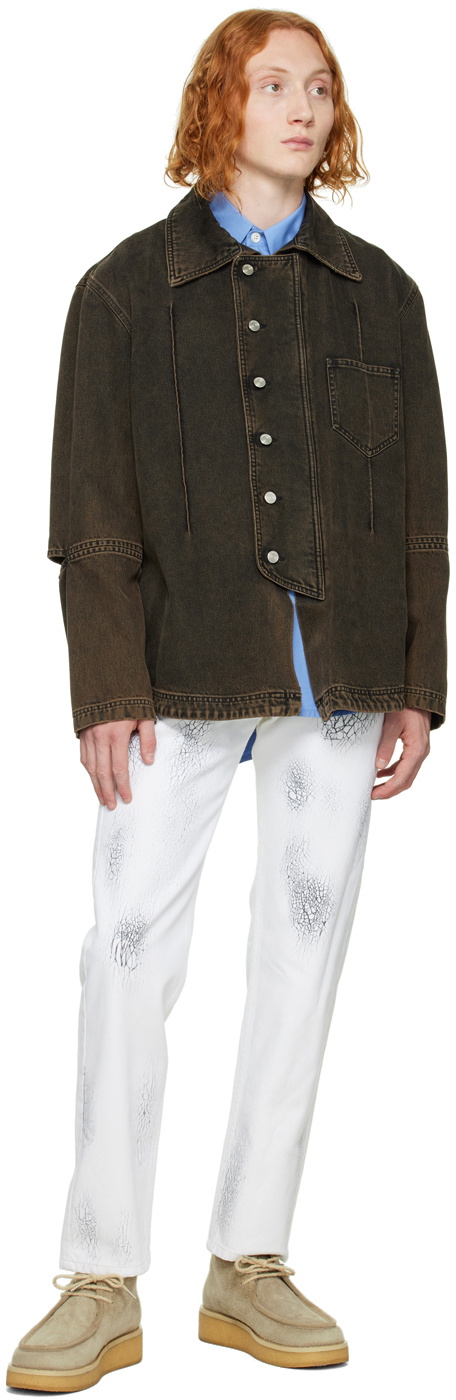 Namacheko SSENSE Exclusive White Jeans
