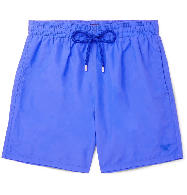 Photo: Vilebrequin - Moorea Mid-Length Swim Shorts - Blue