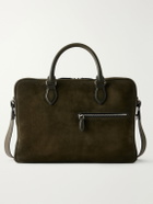 Berluti - F088 Leather-Trimmed Suede Briefcase