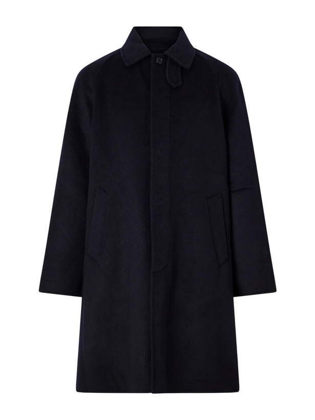 Photo: Hartford - Craig Double-Faced Wool-Blend Coat - Blue