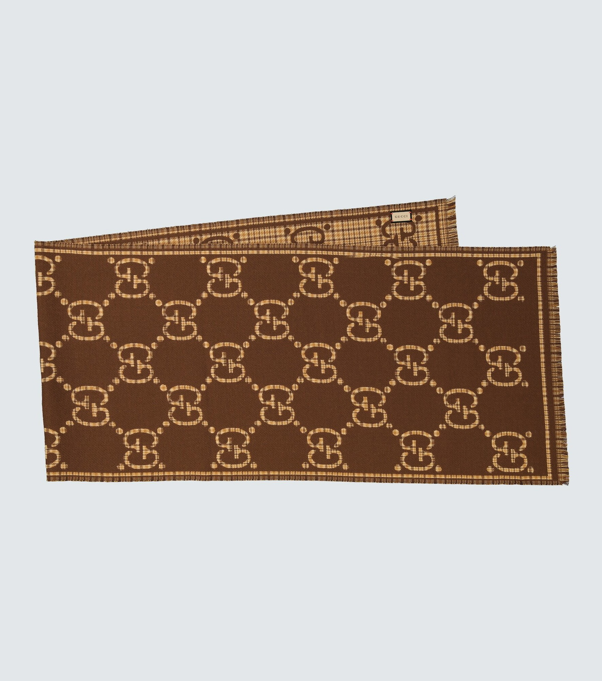 Gucci - GG wool jacquard scarf Gucci