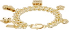 Marc Jacobs Gold 'The Mini Icon Charm' Bracelet