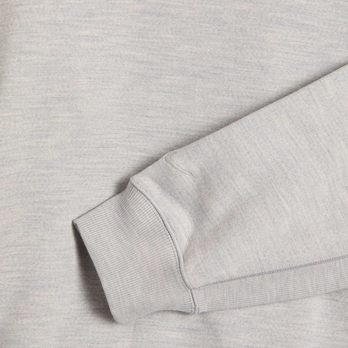 Nike Wool Classics Wool Sweatshirt in Matte Silver/Heather Grey