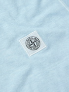 Stone Island - Logo-Appliquéd Cotton-Jersey T-Shirt - Blue