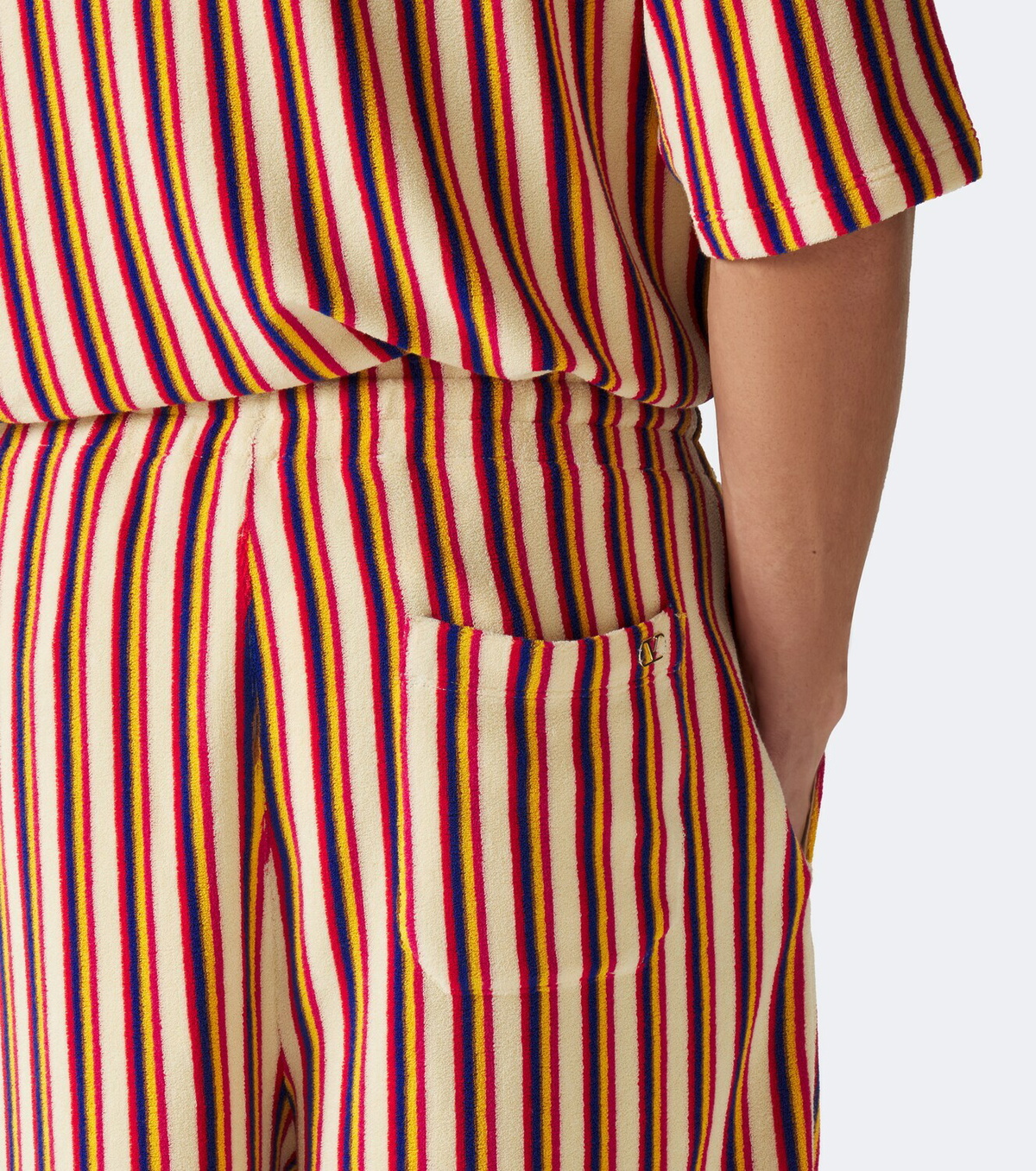 Valentino Striped terry shorts