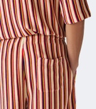 Valentino Striped terry shorts