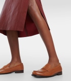 Tory Burch Embellished leather loafers