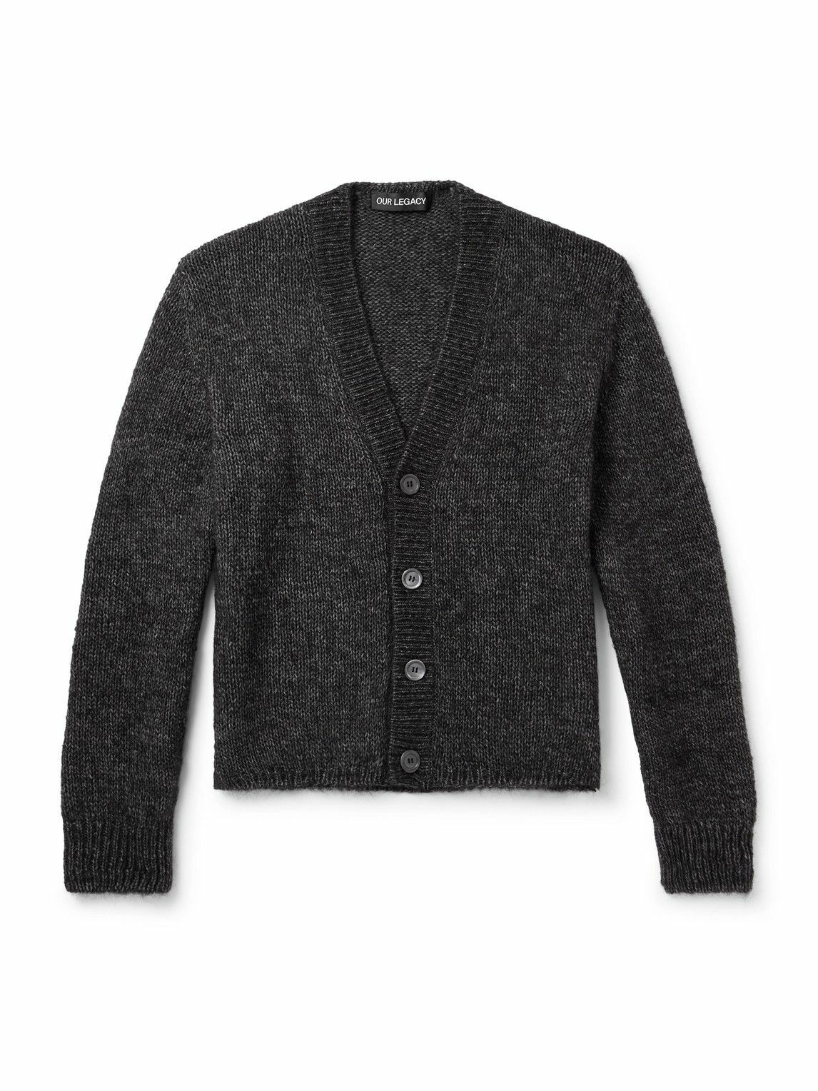 Our Legacy - Academy Alpaca and Wool-Blend Cardigan - Gray
