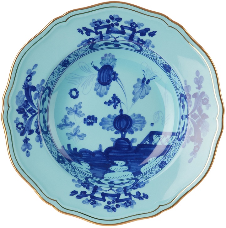 Photo: Ginori 1735 Blue Oriente Italiano Soup Plate