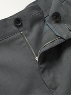 MR P. - Pleated Cotton-Twill Shorts - Gray