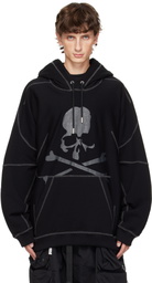 mastermind JAPAN Black Boxy Fit Stitching Hoodie