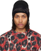 ALEXANDER DIGENOVA Black Logo Beanie