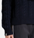 The Upside Clara fringed wool and cotton sweater