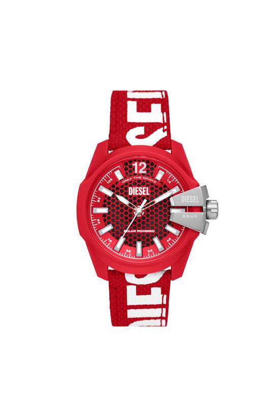 Photo: Diesel Baby Chief Solar Red watch - Timeframes Mens in Red