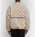 KAPITAL - Reversible Printed Fleece and Nylon Jacket - Men - Ecru